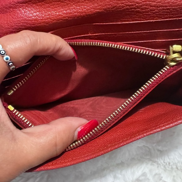 Miu Miu Pink Leather wallet with Envelope Design - Picture 6 of 8